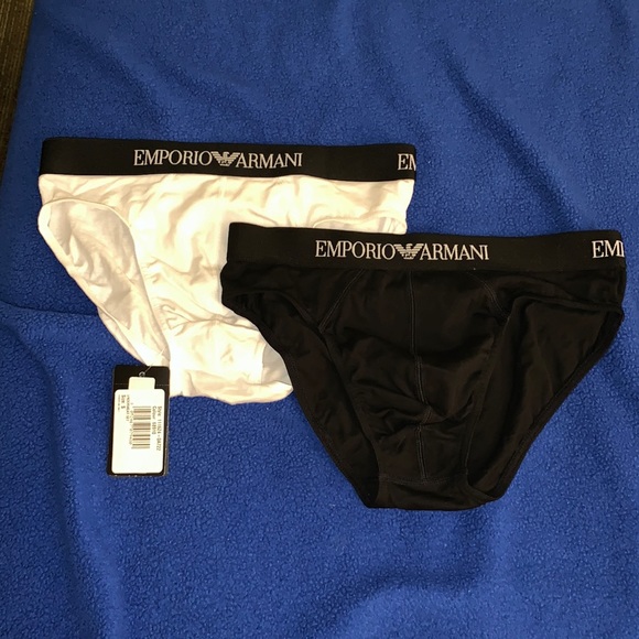 Emporio Armani Other - Emporio Armani - mens cotton briefs white and black